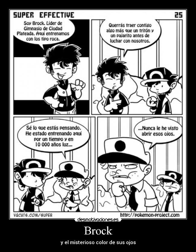 Brock - y el misterioso color de sus ojos