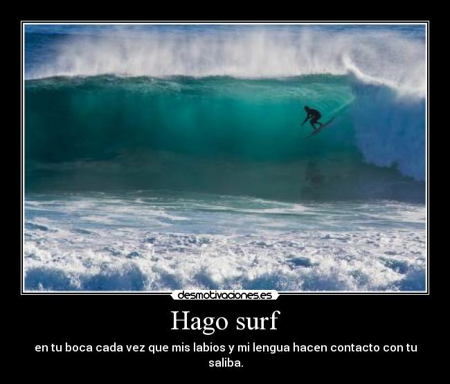 Hago surf -
