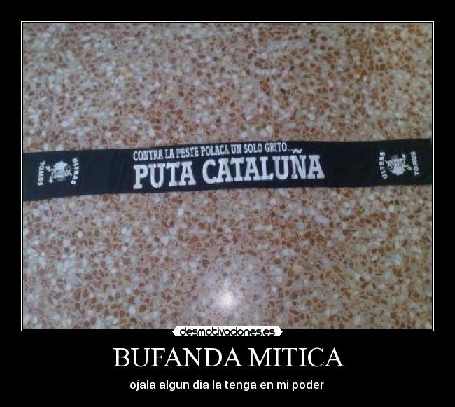 BUFANDA MITICA -