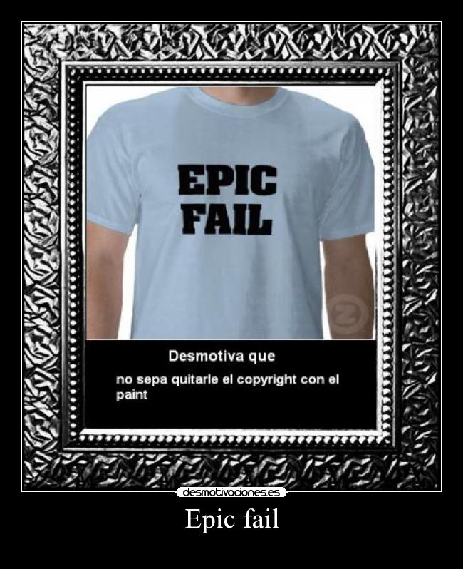 Epic fail -