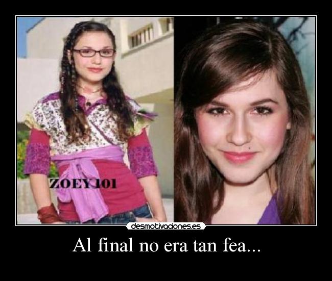 Al final no era tan fea... -