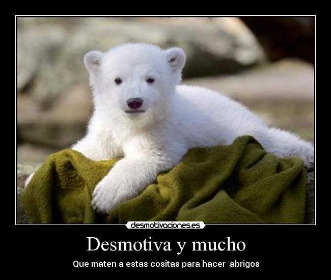 Desmotiva y mucho -