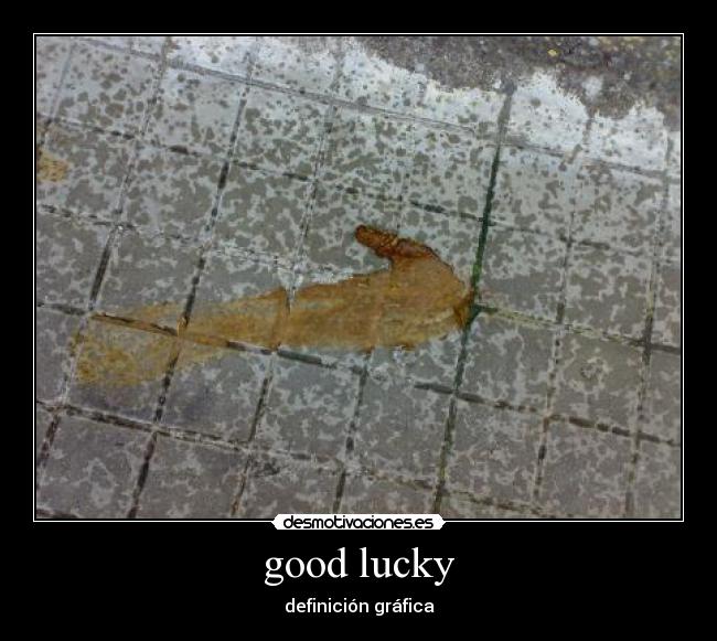 good lucky - definición gráfica