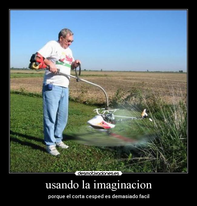 usando la imaginacion -