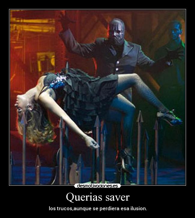 Querias saver -