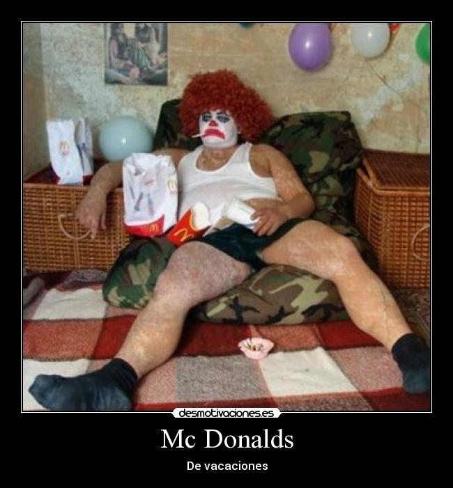 Mc Donalds - De vacaciones