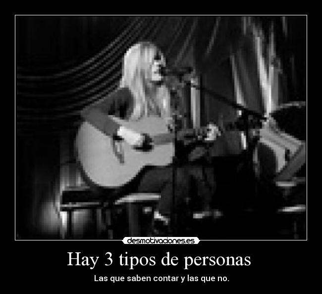 Hay 3 tipos de personas -