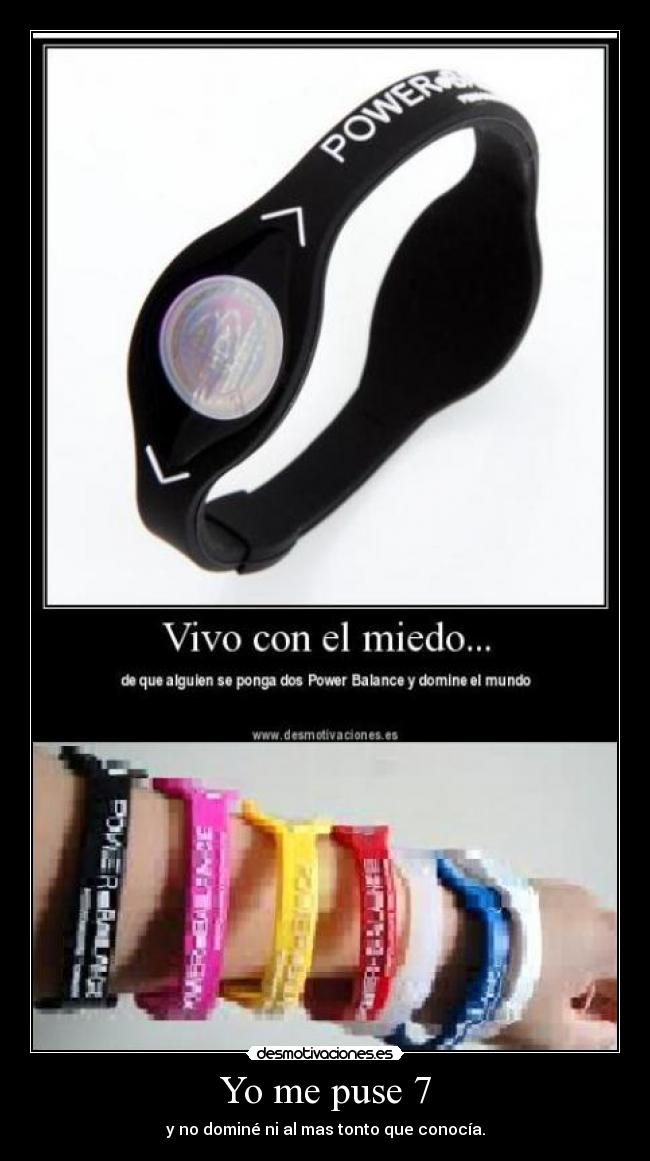 Yo me puse 7 - 