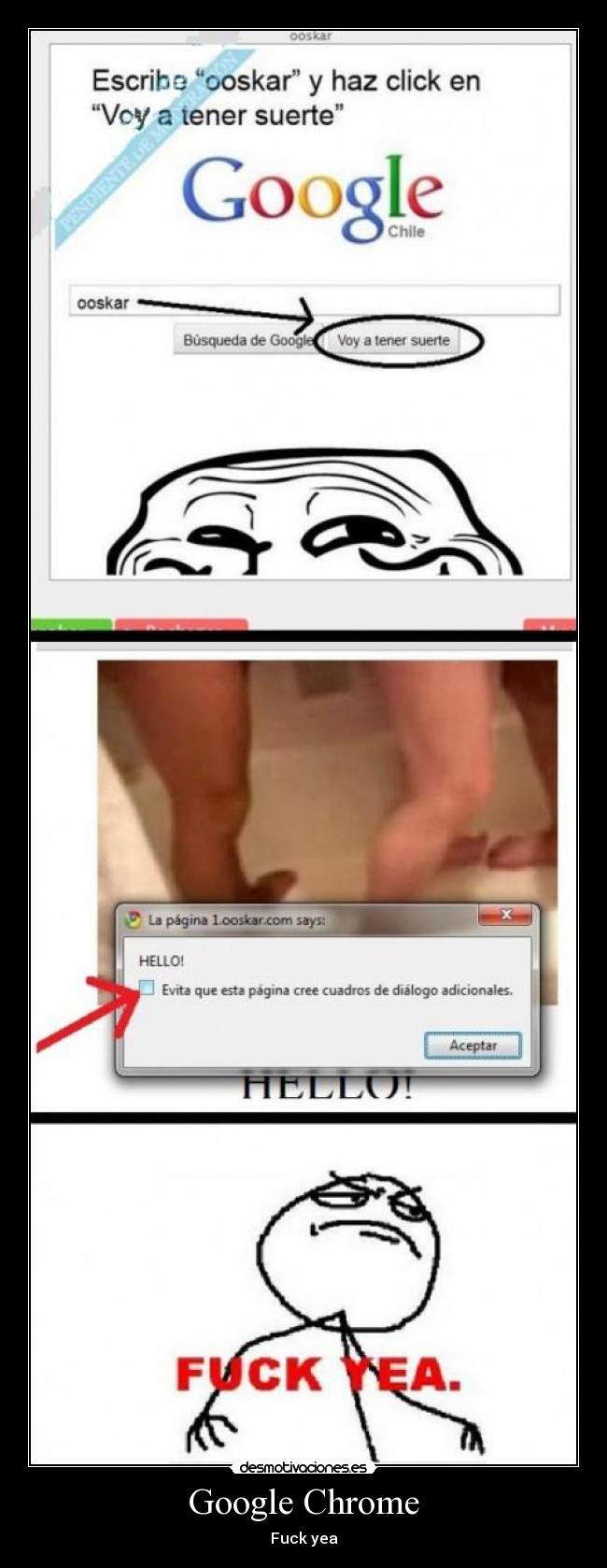 Google Chrome - Fuck yea