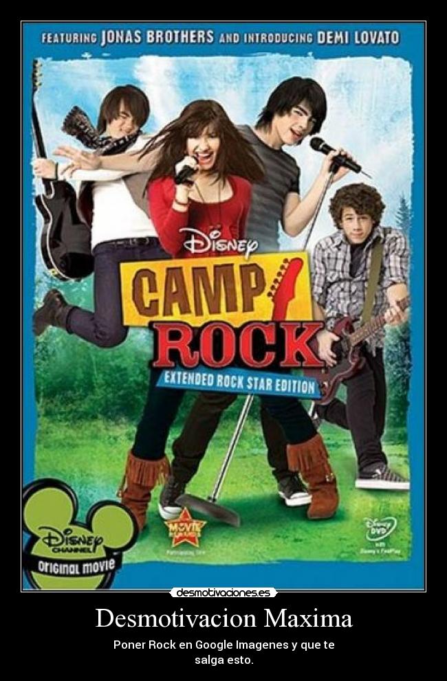 Desmotivacion Maxima - Poner Rock en Google Imagenes y que te
salga esto.