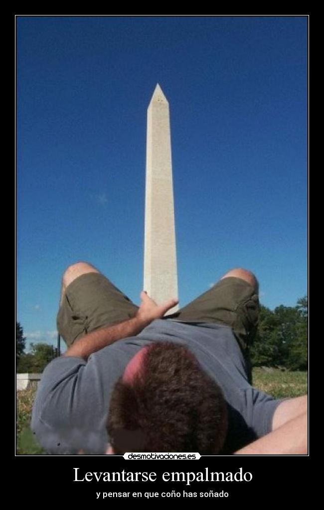 Levantarse empalmado -