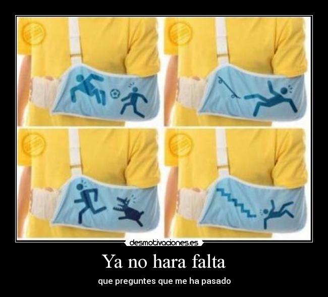 Ya no hara falta -