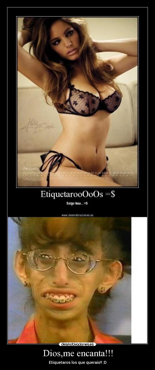 Dios,me encanta!!! - Etiquetaros los que querais!! :D