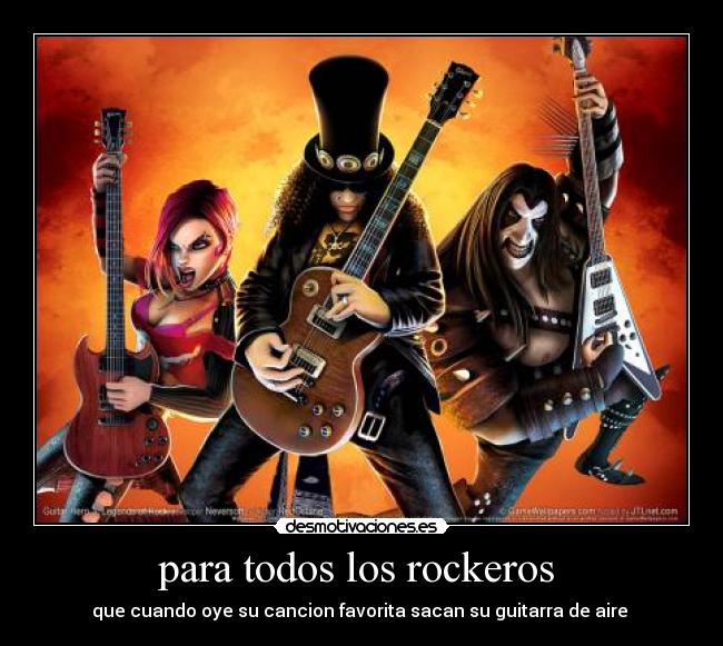 para todos los rockeros -