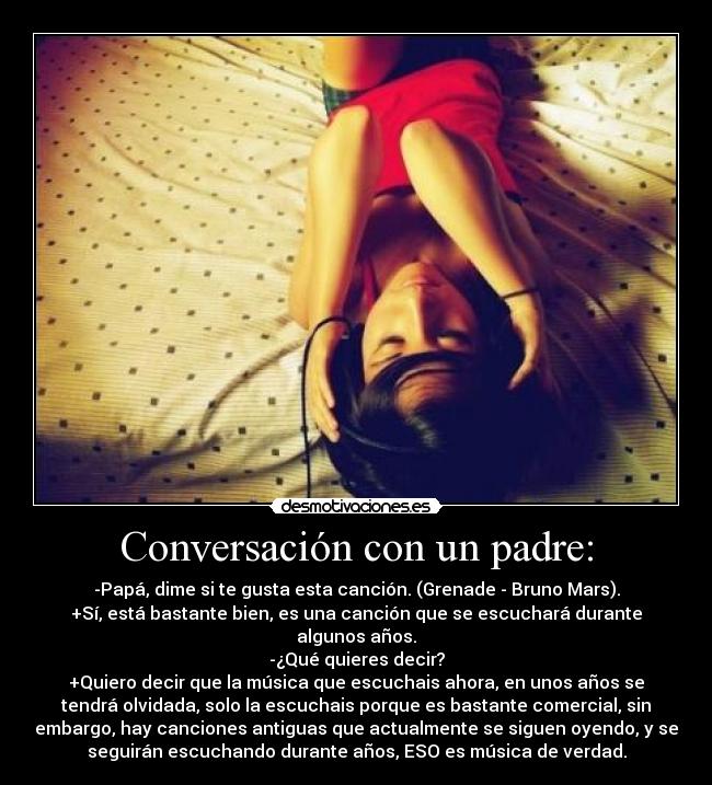 Conversación con un padre: -