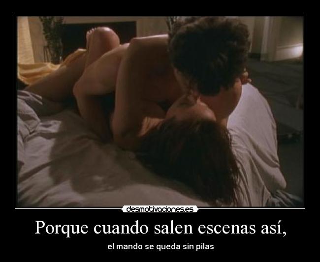 Porque cuando salen escenas así, - el mando se queda sin pilas