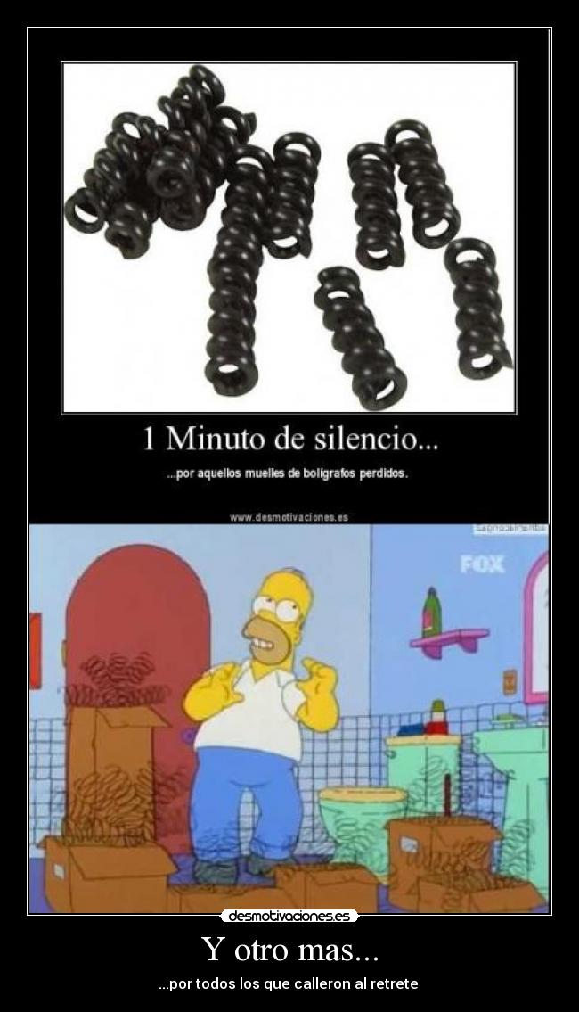 Y otro mas... - ...por todos los que calleron al retrete 