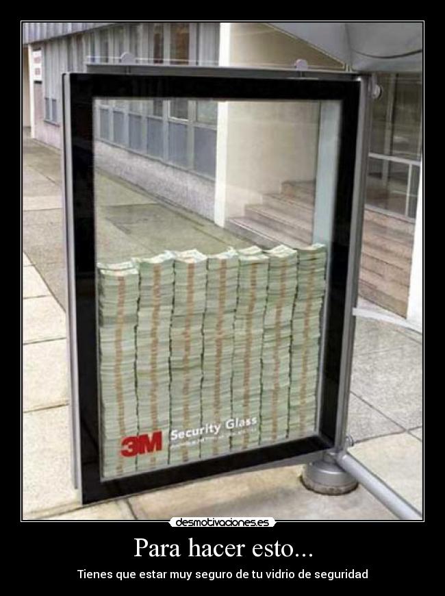 Para hacer esto... - 