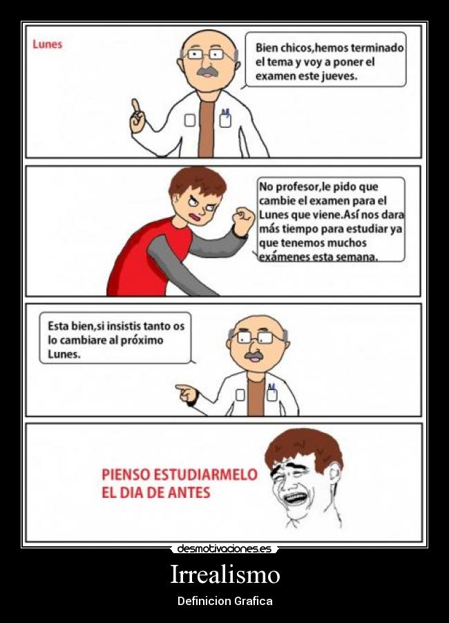 Irrealismo - Definicion Grafica