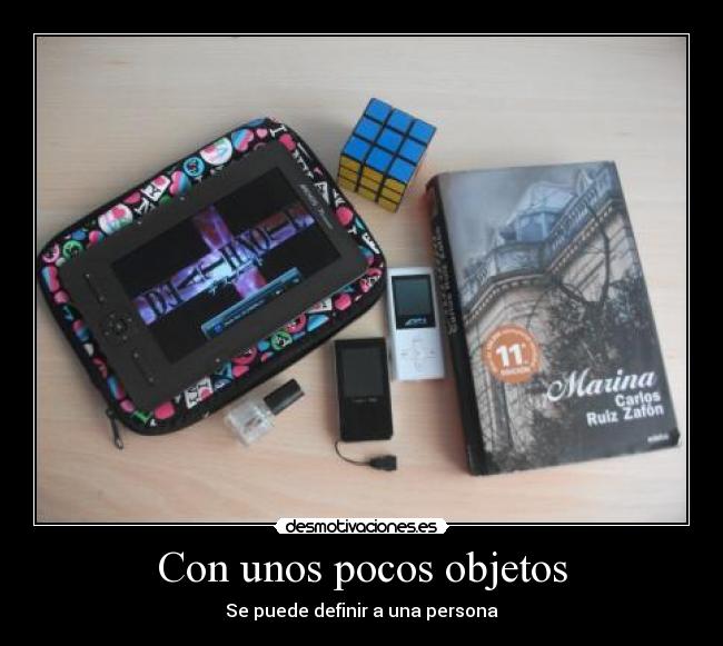 Con unos pocos objetos - 