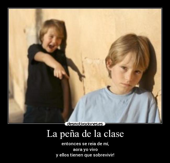 La peña de la clase -
