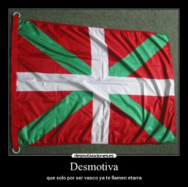 Desmotiva - que solo por ser vasco ya te llamen etarra