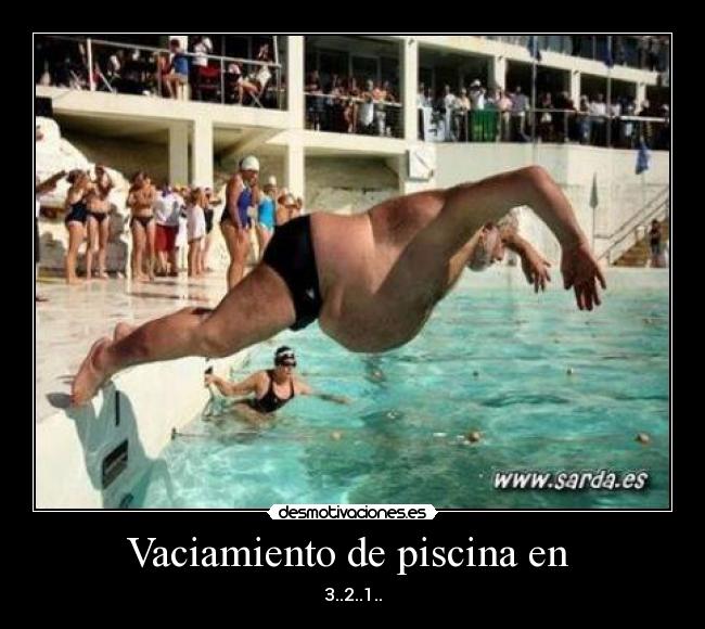 Vaciamiento de piscina en -