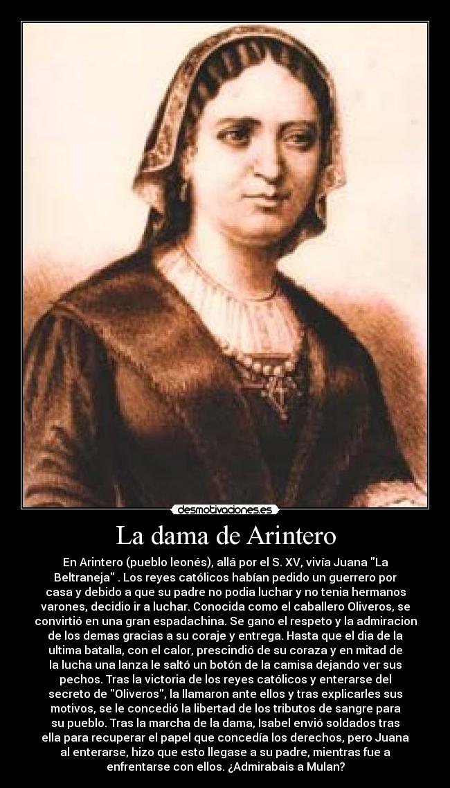 La dama de Arintero -