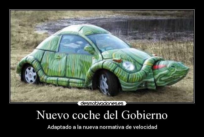 Nuevo coche del Gobierno - Adaptado a la nueva normativa de velocidad