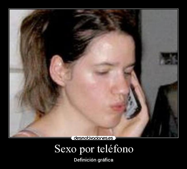 Sexo por teléfono - Definición gráfica