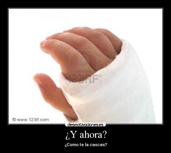 ¿Y ahora? -