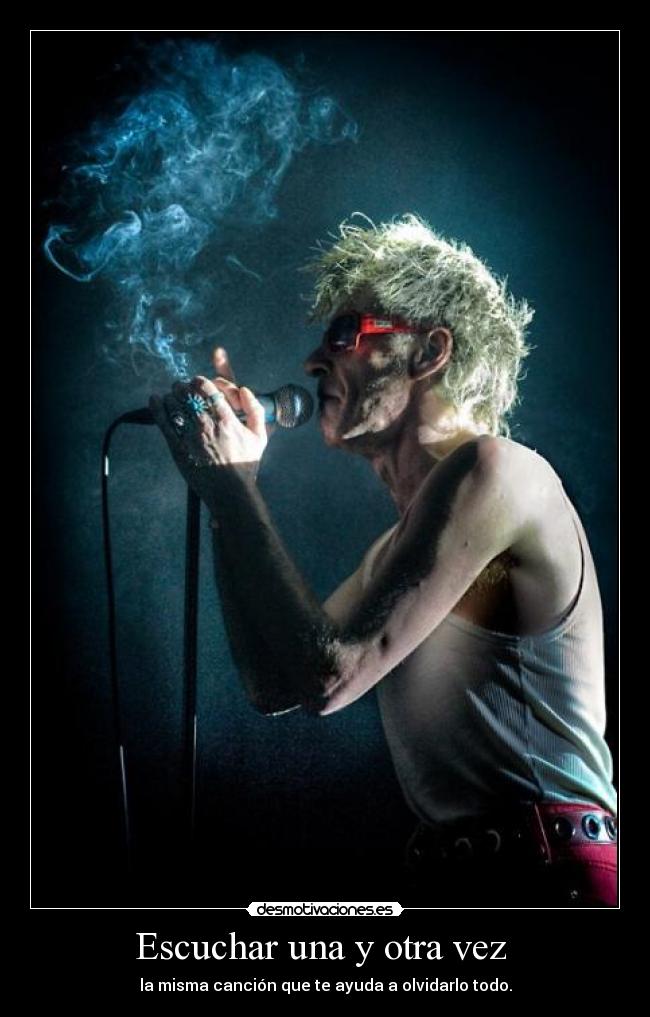 carteles musica cancion olvidar zorra implakable desmotivaciones