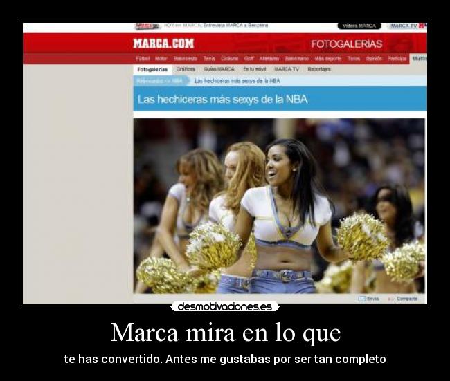 Marca mira en lo que - 