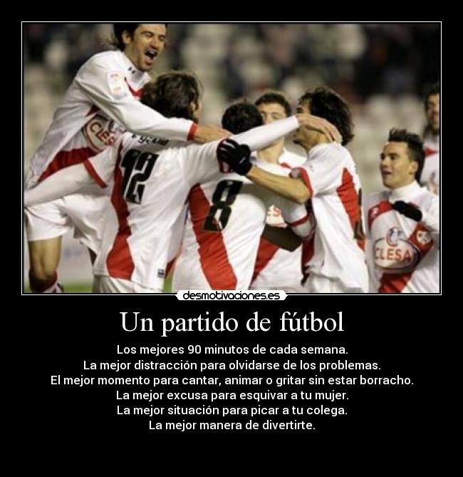 carteles futbol partido futbol rayo vallecano desmotivaciones