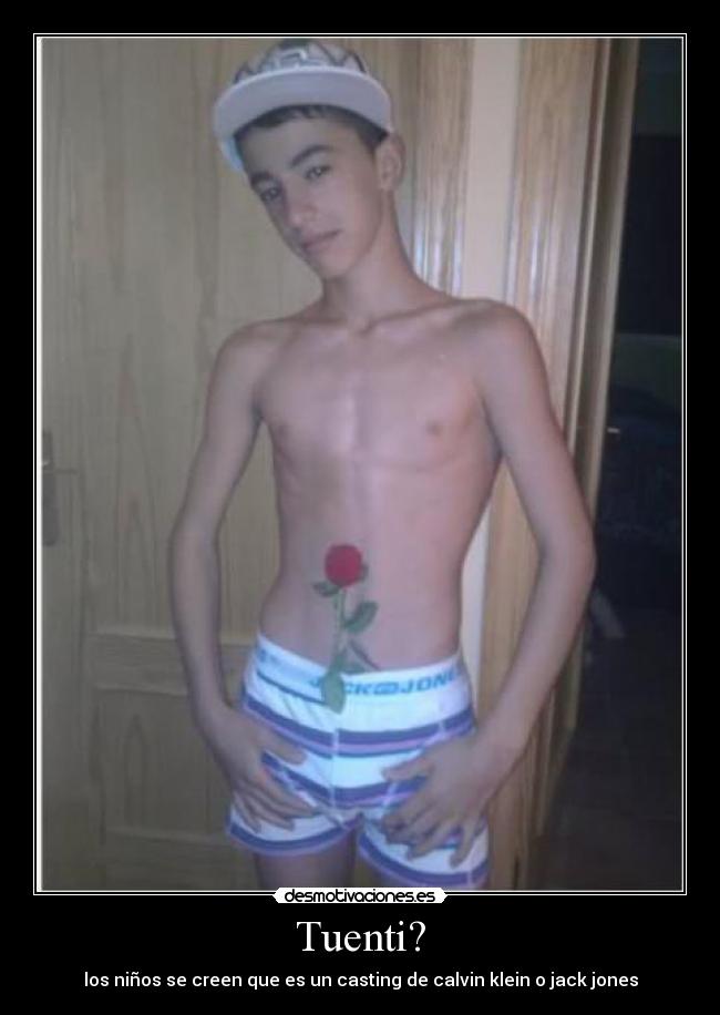 Tuenti? - los niños se creen que es un casting de calvin klein o jack jones