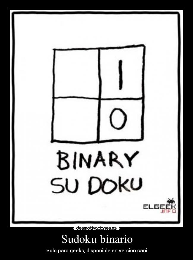 Sudoku binario - 