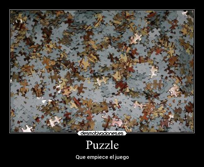 Puzzle - Que empiece el juego