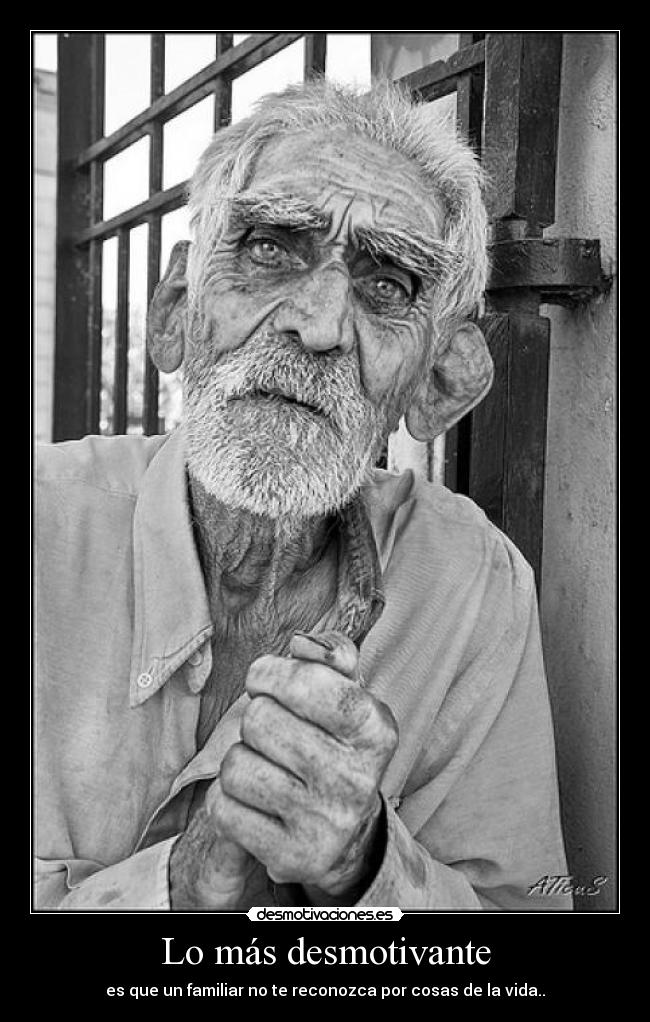 Lo más desmotivante -