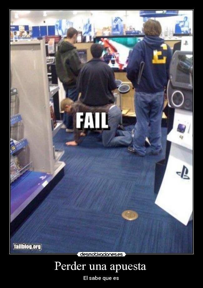 Perder una apuesta  - 