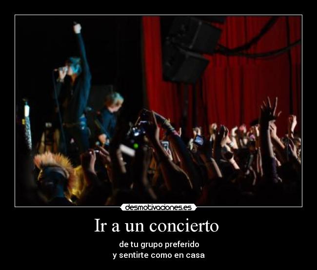 Ir a un concierto -