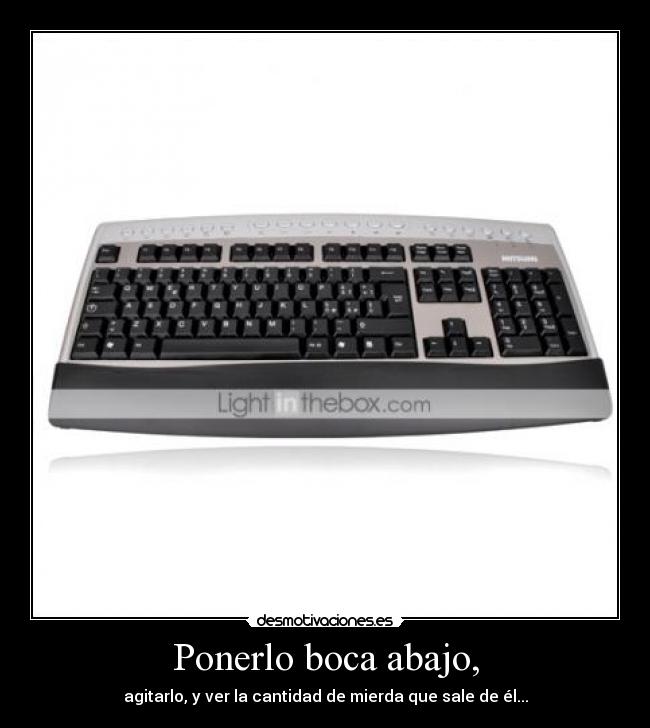 Ponerlo boca abajo, - 