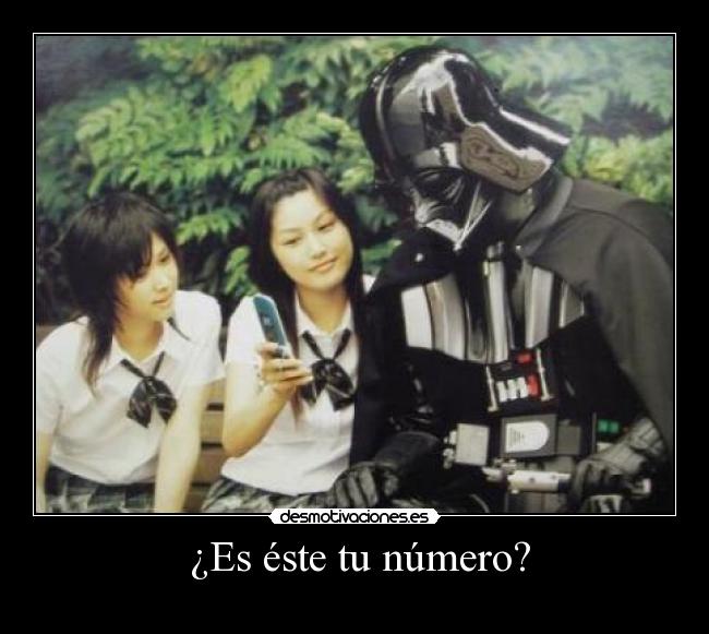 ¿Es éste tu número? -