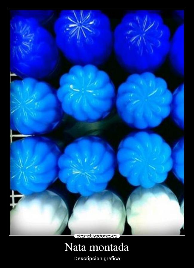 Nata montada - Descripción gráfica
