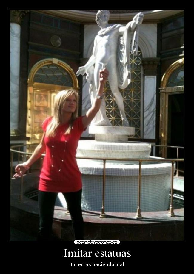 Imitar estatuas - 