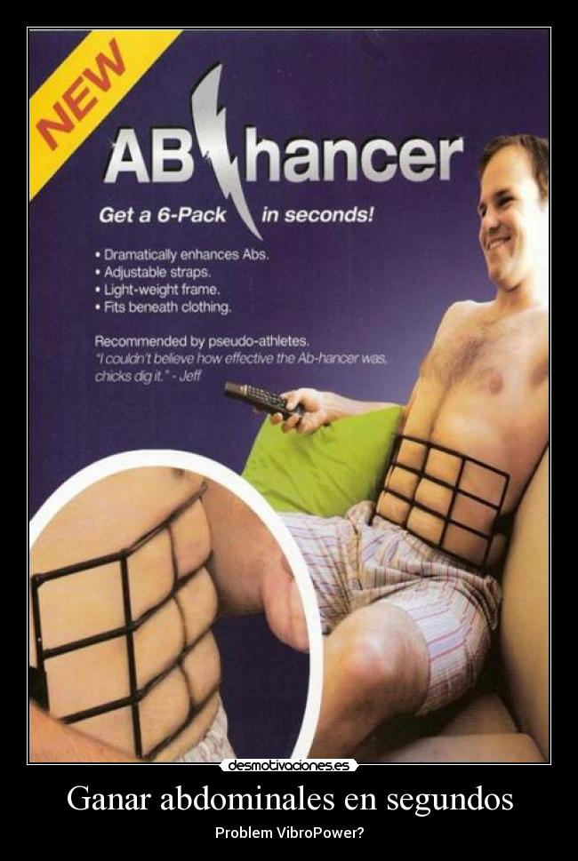 Ganar abdominales en segundos - 