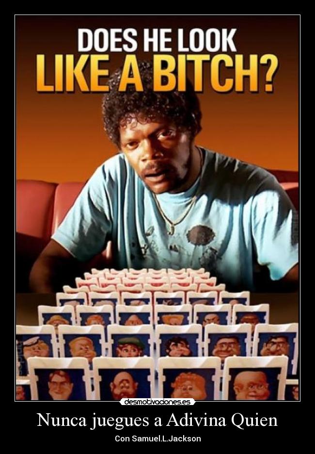Nunca juegues a Adivina Quien - Con Samuel.L.Jackson