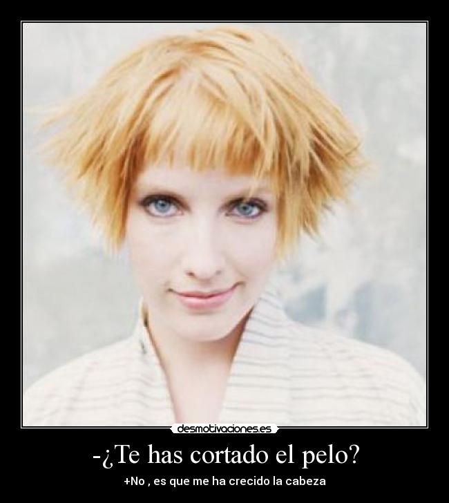 -¿Te has cortado el pelo? - 