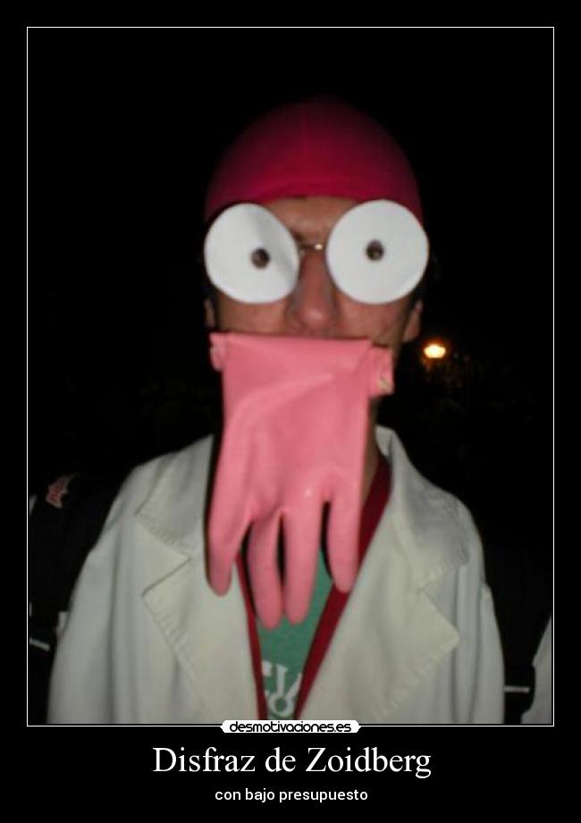 Disfraz de Zoidberg - con bajo presupuesto