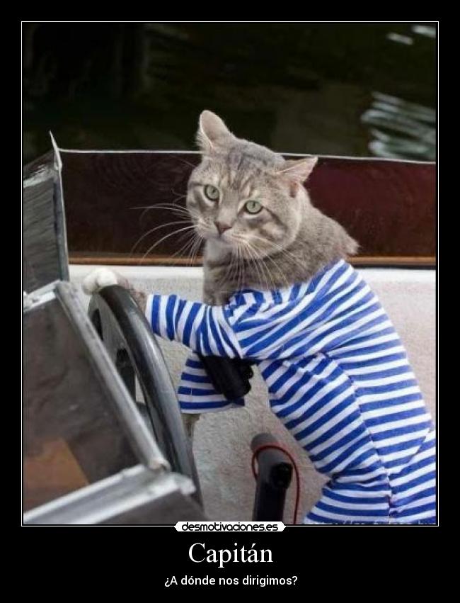 Capitán - ¿A dónde nos dirigimos?