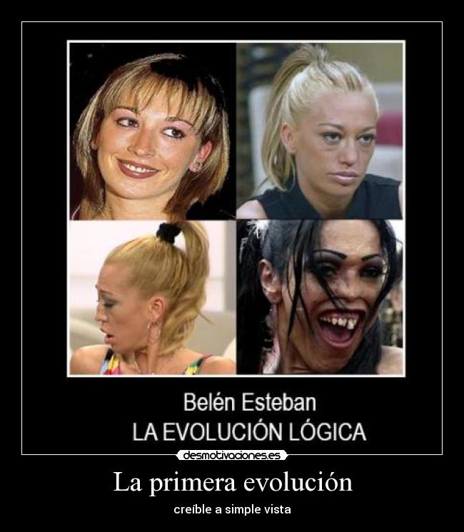 La primera evolución - creíble a simple vista